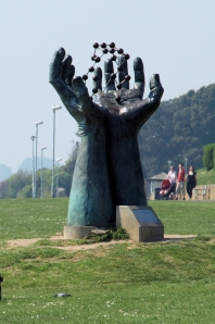 Ramsgate sculpture. Ruth walks the coast through Kent.