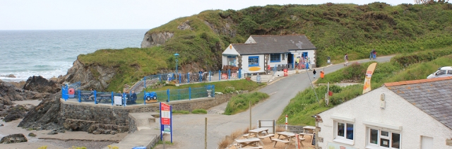 beach cafe, Kennack Sands, Ruth's coast walk, Cornwall