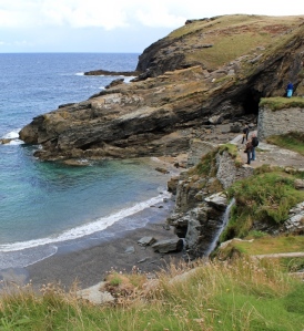 looking to Barras Nose, Tintagel Haven, Ruth Livingstone