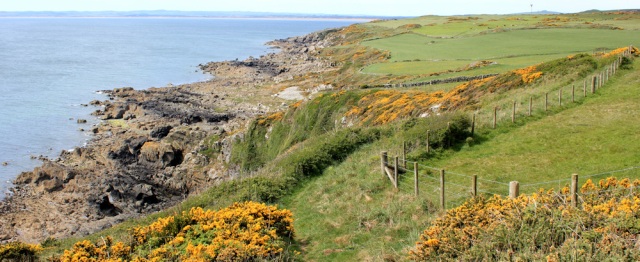 18 cliff walk from Auchenmalg to Stairhaven, Ruth's coastal hike around Scotland