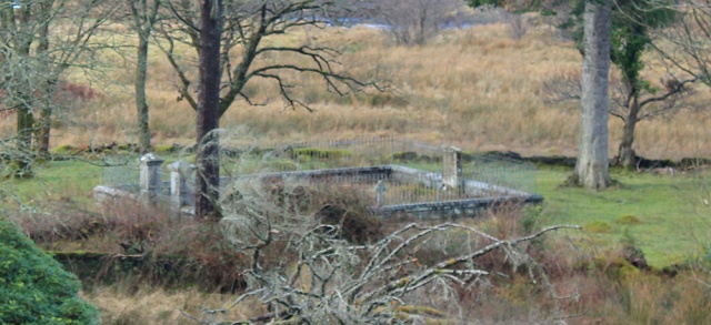 10 old cemetery, Ruth hiking the coast of Morvern Peninsula