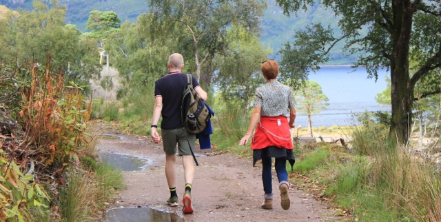 24 more walkers on path to Annat, Ruth's coastal walk around Scotland